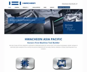 Hwacheonasia.com(Hwacheon Asia Pacific) Screenshot
