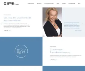 HWB-Gruppe.de(Unternehmerberatung für den Norden) Screenshot