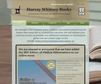 Hwbooks.com(HWBooks/Pharmacy Books/Cincinnati) Screenshot