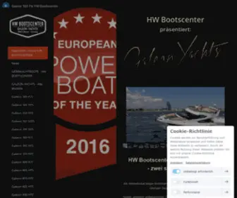 Hwbootscenter.de(Galeon Yachts by HW Bootscenter) Screenshot