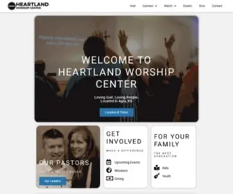 Hwcagra.com(Heartland Worship Center) Screenshot