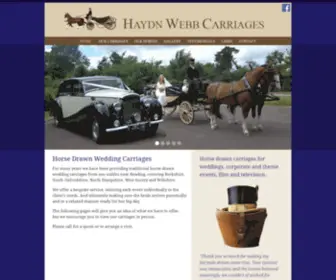 Hwcarriages.co.uk(Horse Drawn Wedding Carriages) Screenshot