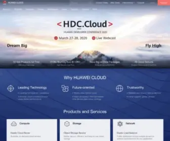 HWclouds.com(华为云) Screenshot