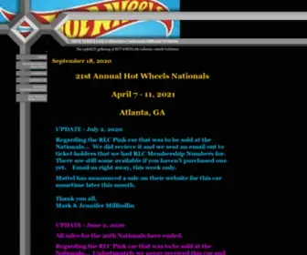 Hwcollectorsnationals.com(Annual Hot Wheels Collectors Nationals Official Website) Screenshot