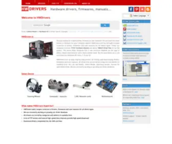 HWdrivers.com(Download Device Drivers for Windows XP) Screenshot