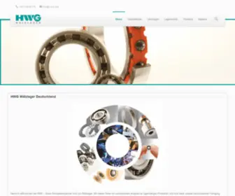 HWG-Waelzlager.de(HWG Wälzlager) Screenshot