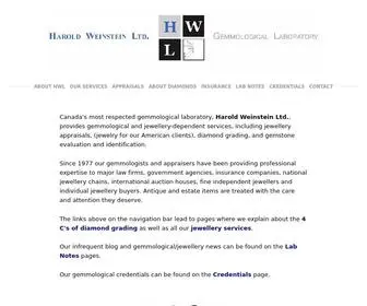 Hwgem.com(Harold Weinstein Ltd) Screenshot