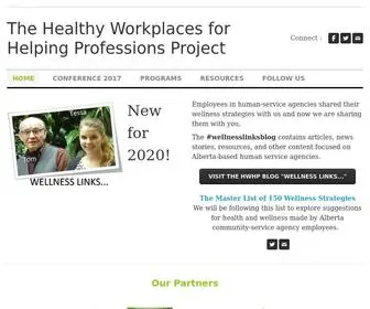 HWHP.ca(The Healthy Workplaces for Helping Professions Project) Screenshot