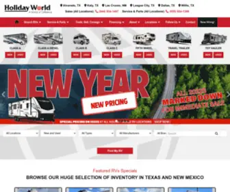 HWHRV.com(Holiday World in Texas and New Mexico) Screenshot