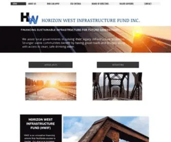 Hwif.ca(Horizon West Infrastructure Fund Inc) Screenshot