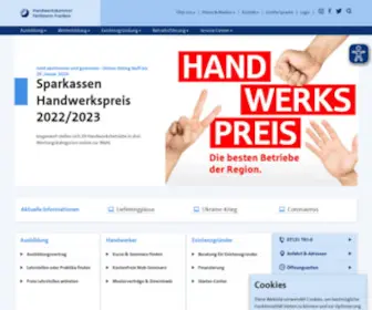 HWK-Heilbronn.de(Startseite Handwerkskammer Heilbronn) Screenshot