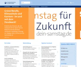 HWK-Oberfranken.de(Handwerkskammer für Oberfranken) Screenshot