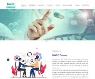 HWLCpharma.com(Pharmaceutical Company) Screenshot