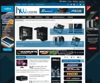 Hwlegend.com(News, Recensioni, Guide su Hardware, Software ed Overclock) Screenshot