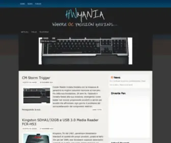 Hwmania.org(Where OC Passions Begins) Screenshot