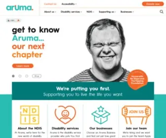 HWNS.com.au(Aruma Disability services) Screenshot