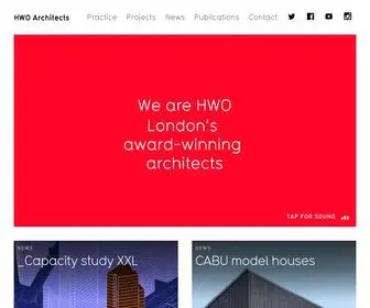 Hwo-Architects.com(London Architects) Screenshot