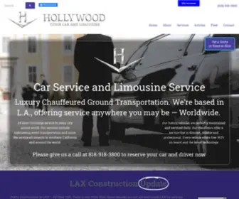 Hwoodtowncar.com(Los Angeles Limousine) Screenshot