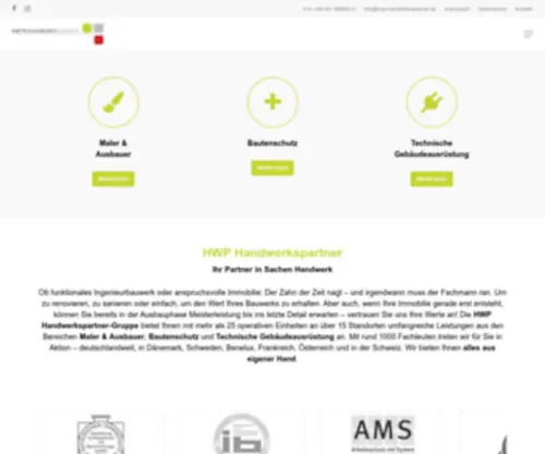 HWP-Handwerkspartner.de(HWP Handwerkspartner) Screenshot