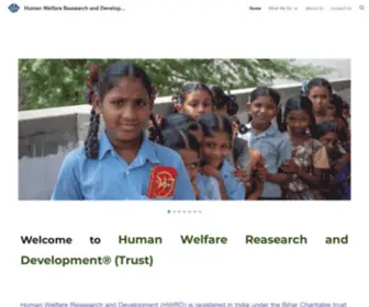 HWrdo.org(Human Welfare Reasearch and Development) Screenshot