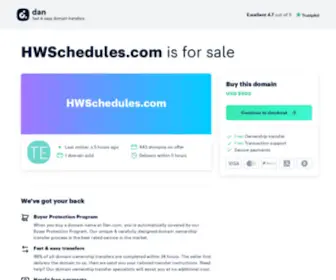 HWSchedules.com(HWSchedules) Screenshot