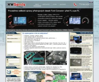 Hwservis.cz(Opravy notebook) Screenshot