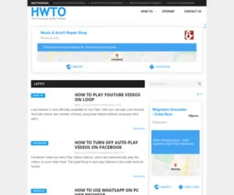 Hwto.in(How To Articles) Screenshot