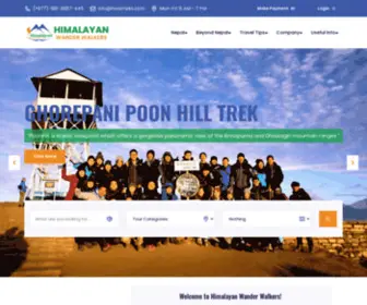 HWWtreks.com(Himalayan Wander Walkers) Screenshot