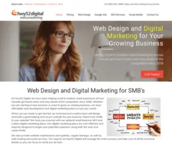 HWY52.com(Oakville Web Design Services) Screenshot