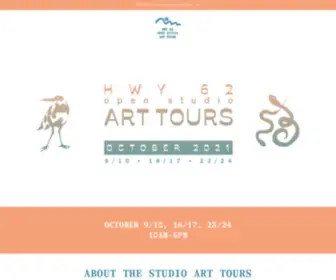 HWY62Arttours.org(The Hwy 62 Art Tour) Screenshot