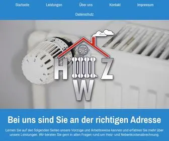 HWZ-Heizkostenabrechnung.de(HWZ Heizkostenabrechnung Kirmse e.K) Screenshot