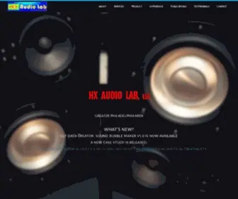 Hxaudiolab.com(HX Audio Lab) Screenshot