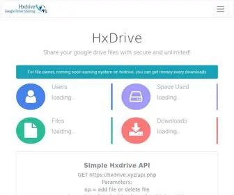 HXdrive.xyz(Google Drive Sharer) Screenshot