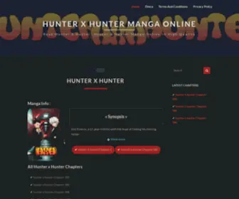 Hxmanga.com(Hunter x Hunter) Screenshot