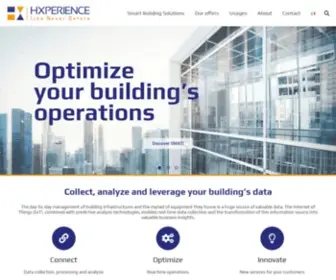 Hxperience.com(Solutions logicielles Smart Building) Screenshot