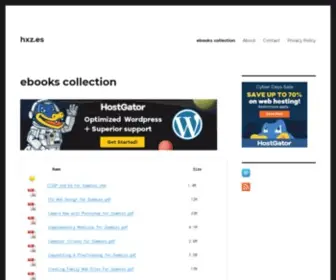 HXZ.es(Ebooks collection) Screenshot