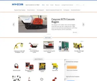 HY-Cor.com(Hy-Cor International Inc) Screenshot