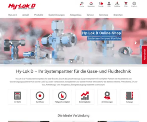 HY-Lok.de(Hy-Lok D) Screenshot