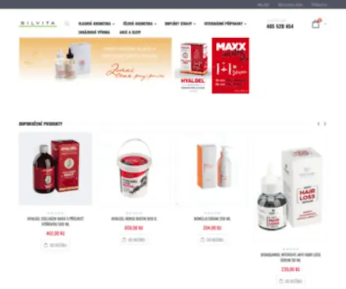Hyalgel.cz(Produkty pro podporu zdraví) Screenshot