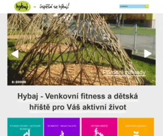 Hybaj.cz(Dětská venkovní hřiště a venkovní fitness) Screenshot