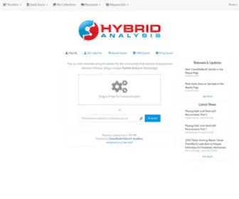HYbrid-Analysis.com(Free Automated Malware Analysis Service) Screenshot