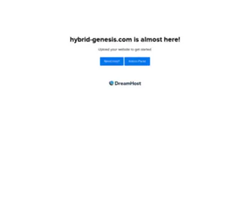 HYbrid-Genesis.com(Hybrid Genesis) Screenshot