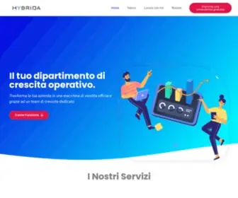 HYbrida.io(Growth Agency per eCommerce e Saas) Screenshot