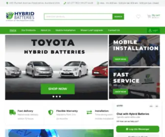 HYbridbatteries.co.nz(Hybrid Batteries New Zealand) Screenshot