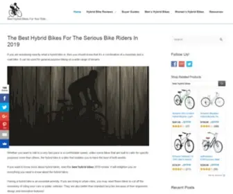 HYbridbikers.com(The Best Hybrid Bikes for the Serious Bike Riders in 2019) Screenshot