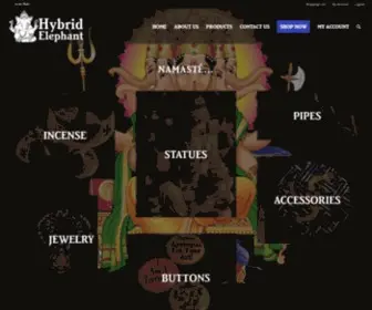 HYbridelephant.com(The World's finest exotic incense) Screenshot