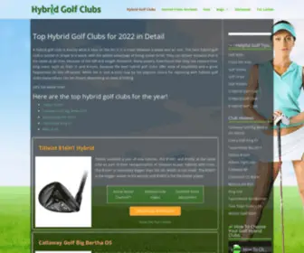 HYbridgolfclubs.net(Best hybrid golf clubsbuying guides & best sellers) Screenshot