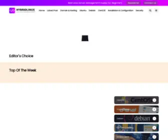 HYbridlinux.com(Best Linux Server Management Guides for Beginners) Screenshot