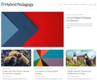 HYbridpedagogy.org(Hybrid Pedagogy) Screenshot