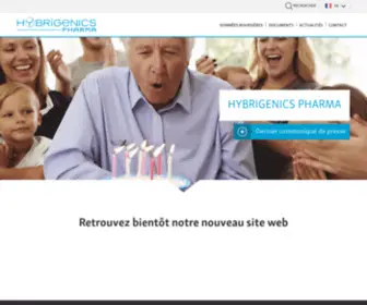 HYbrigenics.com(Société Biopharmaceutique) Screenshot